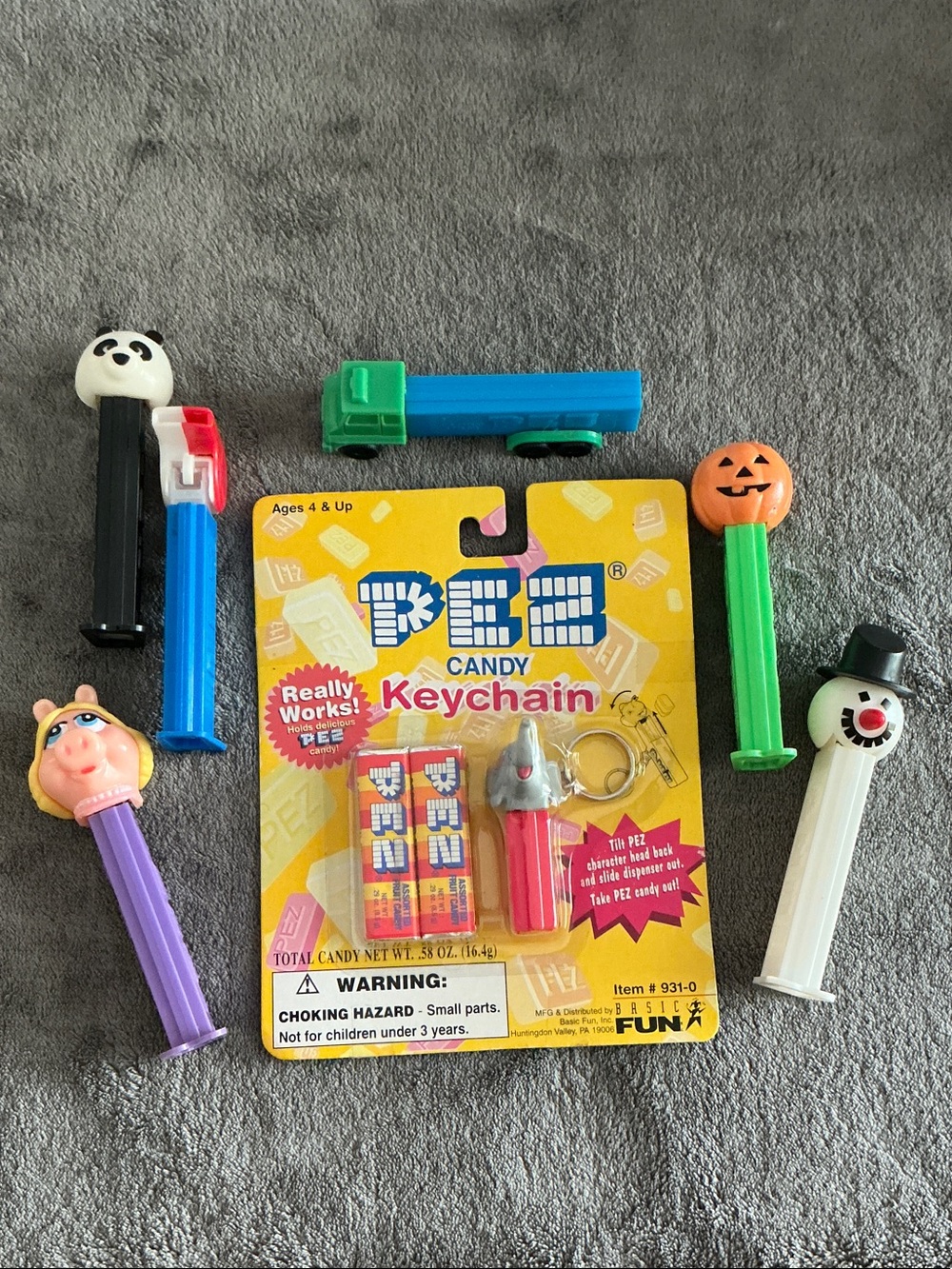 NIB Vintage PEZ 7 Candy Dispensers,